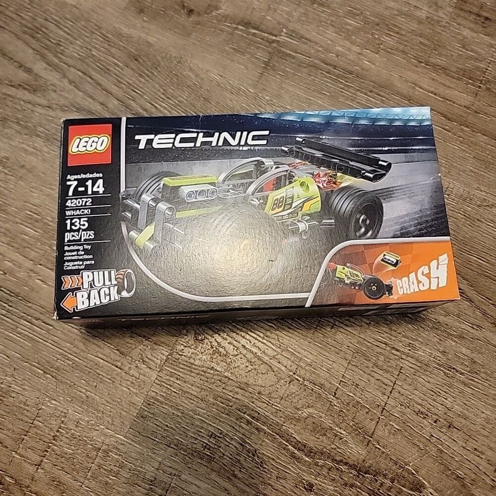 LEGO Technic 42072 WHACK! Pull Back New Sealed Box Retired